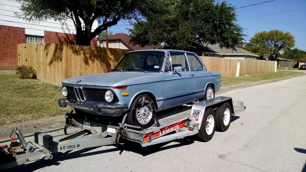 BMW on Trailer